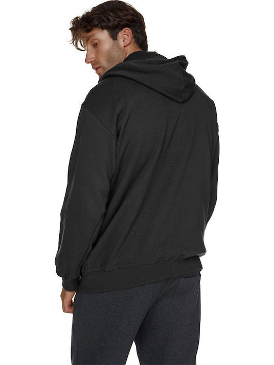 Cardigan With Hood Black