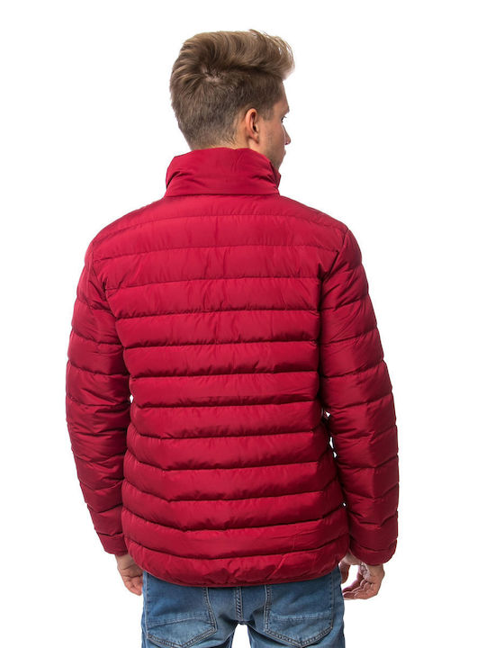 Heavy Tools Men's Winter Jacket red