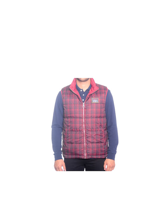 Ärmellos Jacke Burgundisch