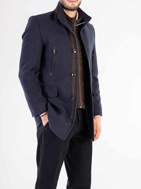 Lexton Men's Half Coat NavyBlue