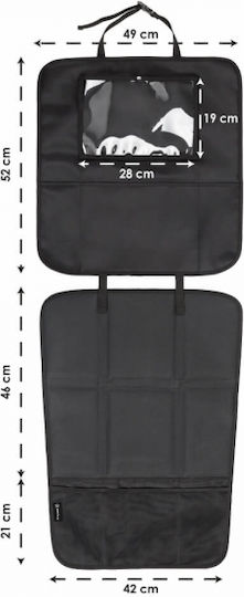 Bebe Stars Car Seat Protector Black Stars