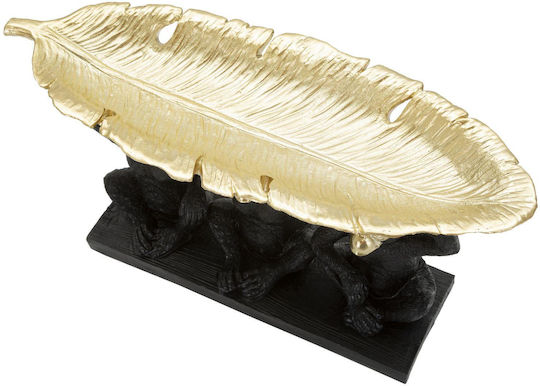 Mauro F Decorative Leaf made of Polyresin 43x15.7x20cm 1pcs