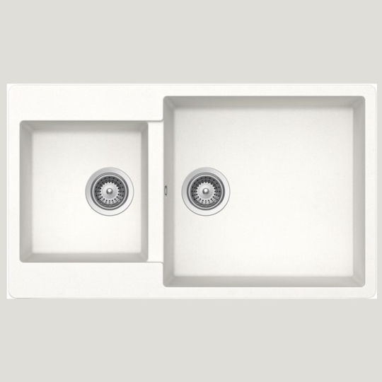 Schock Element 31290 Drop-In Spüle aus Verbundgranulat B86xT50cm Gray