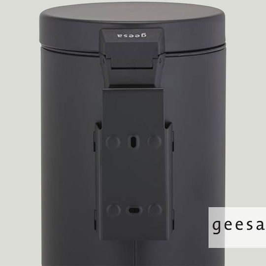 Geesa 644 Καλαθάκι Μπάνιου 5lt Μαύρο