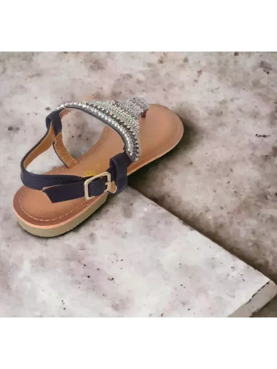 Flache Sandalen für Damen in Schwarz Farbe