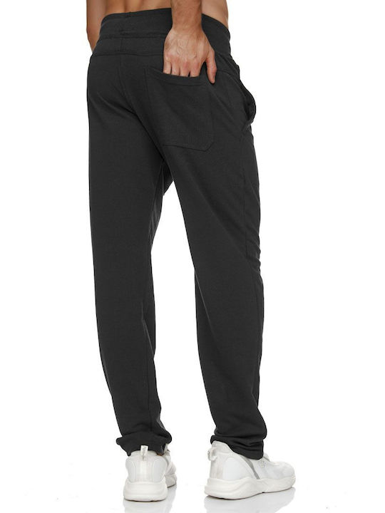 Bodymove Ύφασμα Men's Sweatpants Black