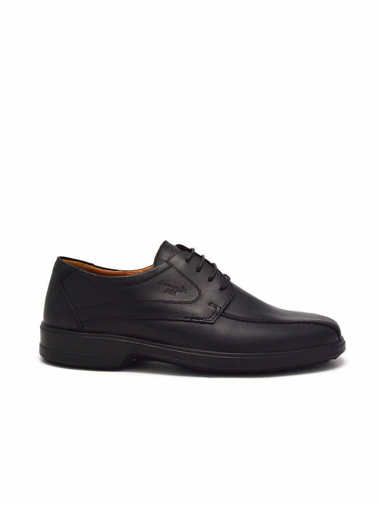 Boxer Men's Leather Casual Shoes Black