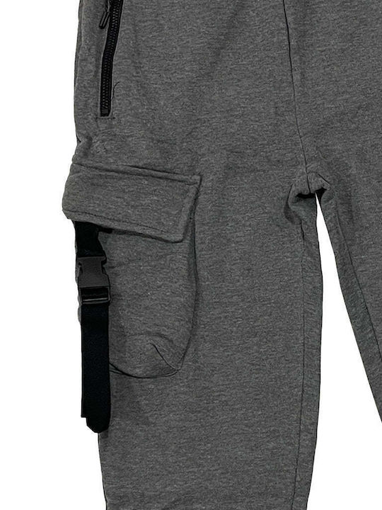 Ustyle Men's Fleece Sweatpants Grey