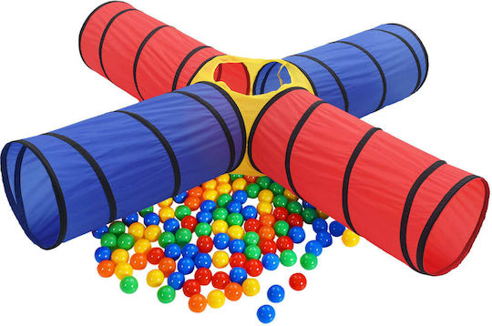 vidaXL vidaXL Play Tent Tunnel Multicolour for 6 Years Old and Above