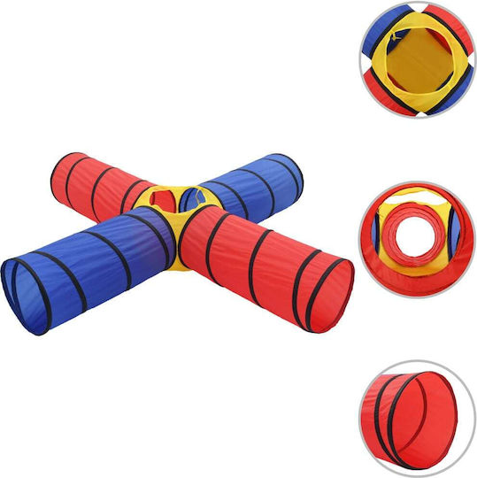 vidaXL vidaXL Play Tent Tunnel Multicolour for 6 Years Old and Above