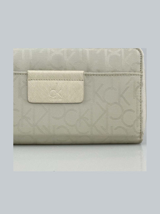 Fabric Women's Wallet Classic Beige