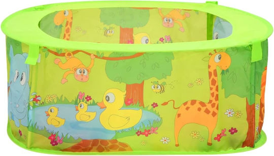 vidaXL Piscină cu bile Pentru copii cu 300 mingi 75x75x32cm. pentru 6+ Luni Multicoloră