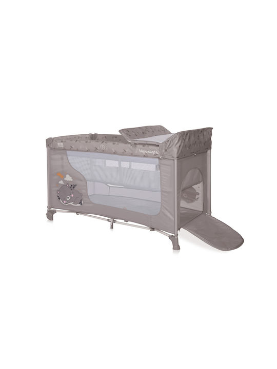 Lorelli Moonlight Playpen 2 Levels with Changing Table & Mattress Beige 126x70cm