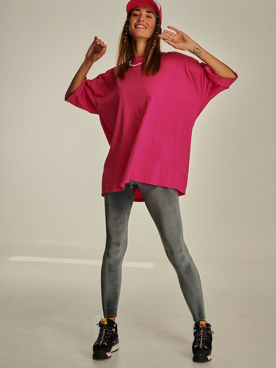 Täglich Frauen Lang Leggings Gray