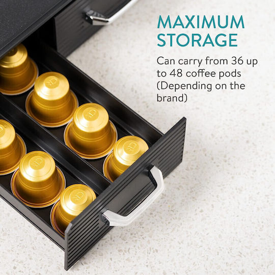 Navaris Sertar de depozitare pentru 48 capsule Nespresso 32.7x32.7x32.7cm 60824.01