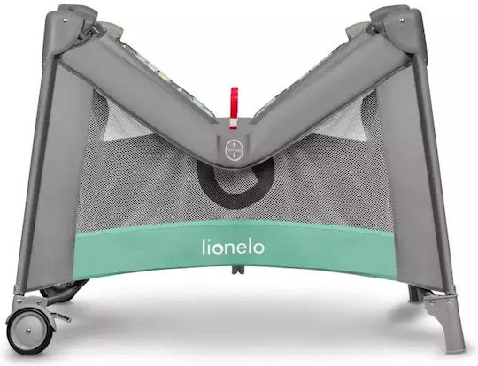 Lionelo Laufstall mit Matratze Green/Grey 100x100cm