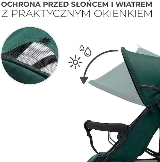 Kinderkraft TIK Umbrella Stroller Suitable from 6+ Months Green 6.5kg