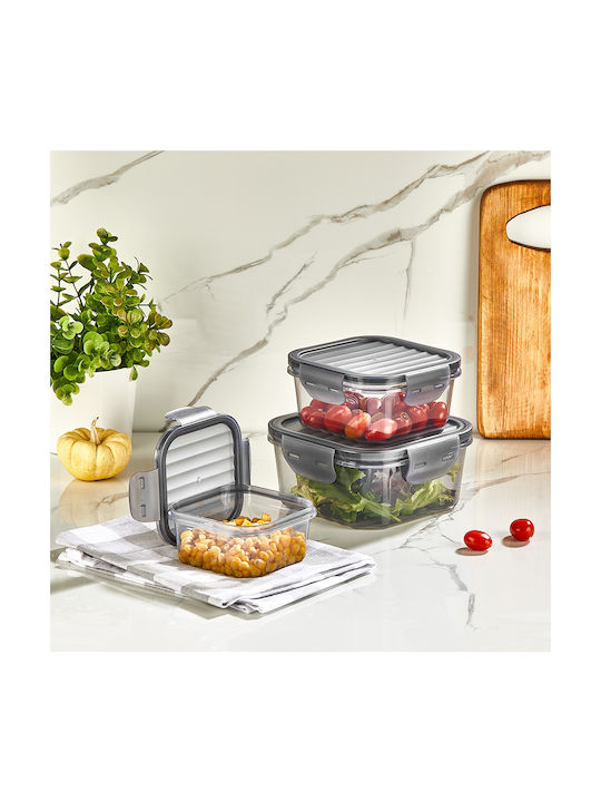 Qlux Lunchbox Kunststoff Gray 800ml 1Stück