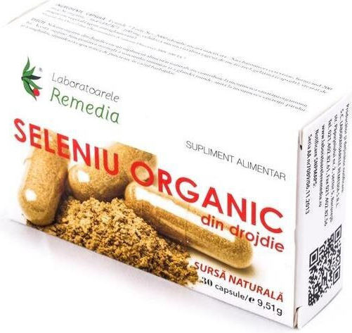 Laboratoarele Remedia Seleniu Organic Din Drojdie 30 Capsule