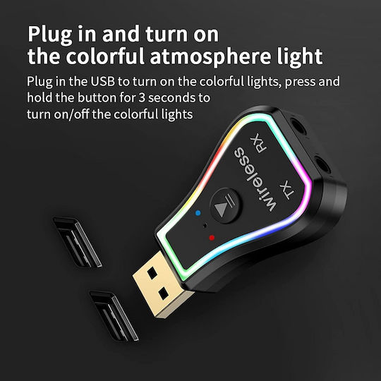 Andowl FM предавател за кола Qtr31 с USB