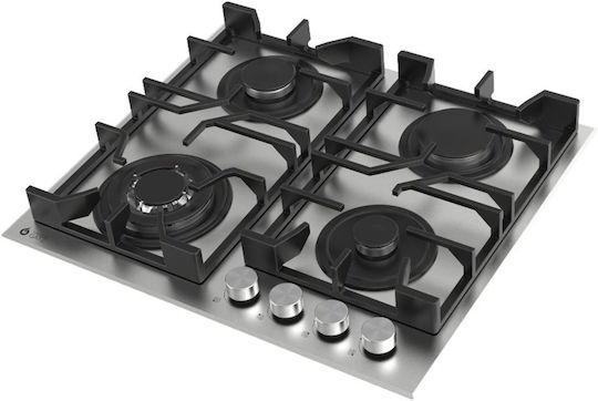 Thermogatz Tg Lamy 400 Ix Gas Cooktop Autonomous Inox 66x56εκ. Silver