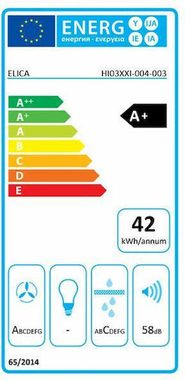 Elica Nikolatesla Switch Glow BL/F/83 Επαγωγική Εστία Αυτόνομη με Απορροφητήρα & Λειτουργία Κλειδώματος 83x51.5εκ.