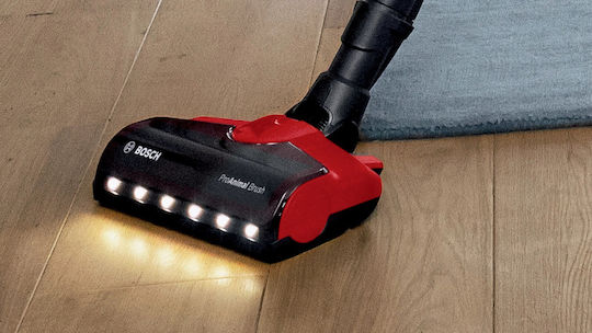 Bosch Unlimited 7 Прахосмукачка 2 в 1 Stick & Ръчна Червена