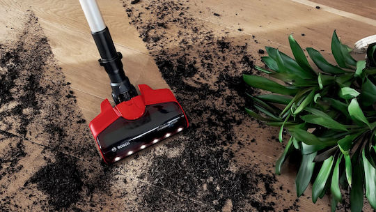 Bosch Unlimited 7 Прахосмукачка 2 в 1 Stick & Ръчна Червена