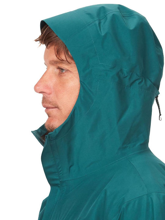 Winter Jacket Hardshell Waterproof and Windproof Dark Jungle