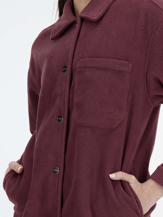Damen Lila Overshirt
