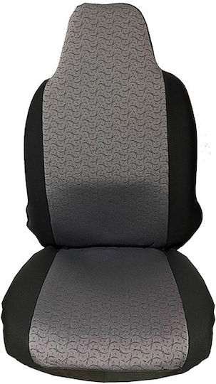 Auto Gs Huse Față Auto Bumbac Negru