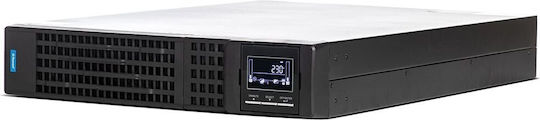 Tescom Prime Plus 1102 SRT UPS 2000VA 2000W με 4 Schuko Πρίζες