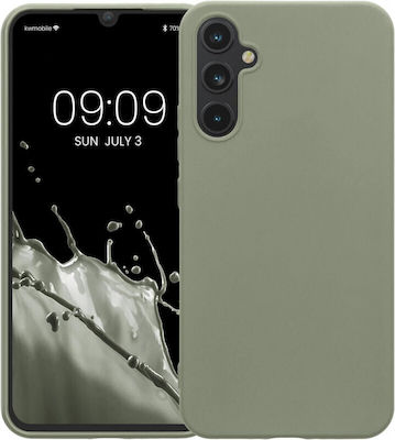 KWmobile Back Cover Σιλικόνης Ανθεκτική Γκρι (Galaxy A34)