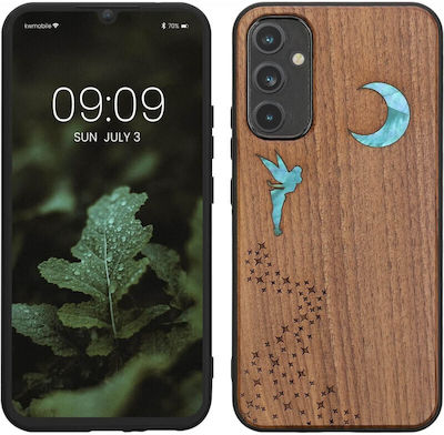 KWmobile Back Cover Wooden Brown (Galaxy A34)