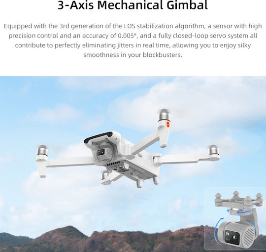 Fimi X8 Pro Drone Mini 5.8 GHz with 4K 30fps HDR Camera White