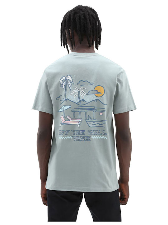 Vans Pool Side Resort Ss T-shirt Τιρκουάζ