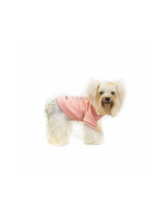 Pet Camelot Sweatshirt Dog Shirt in Pink color 45x45cmx45cmcm.