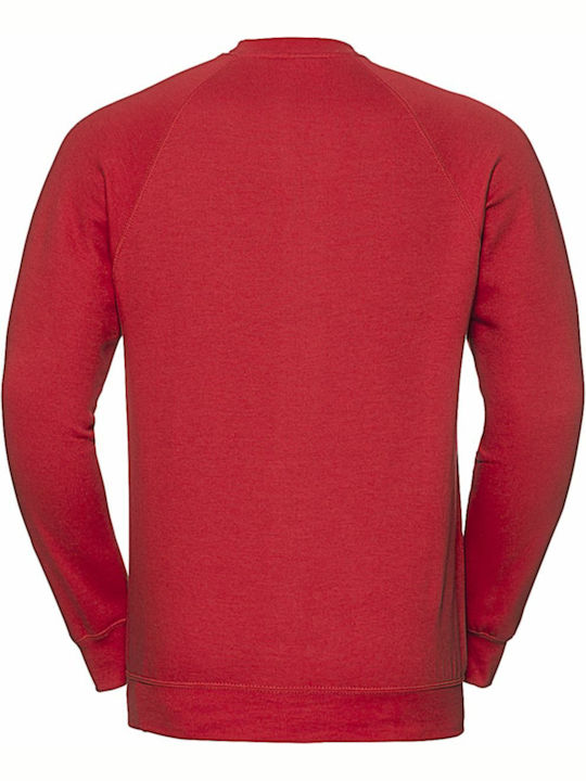 Russell Europe Men's Long Sleeve Promotional Sweatshirt Bright Red