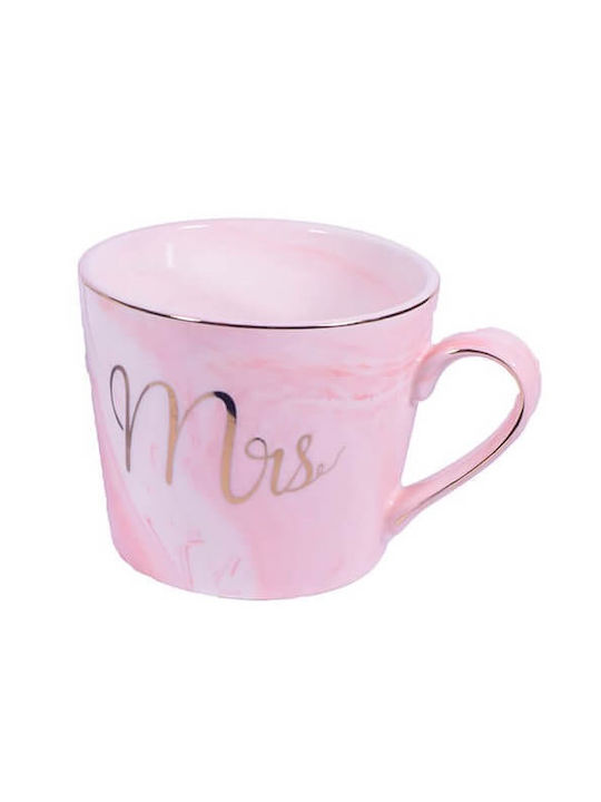 SP Souliotis Mrs Tasse aus Porzellan Rosa 1Stück