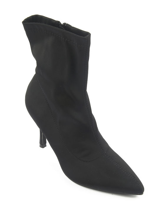 Fshoes Damen Knöchelstiefel Schwarz