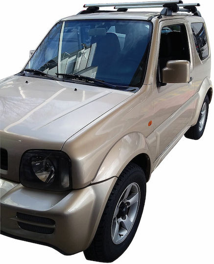 Menabo 120cm. (with Roof Rack Legs) Silver
