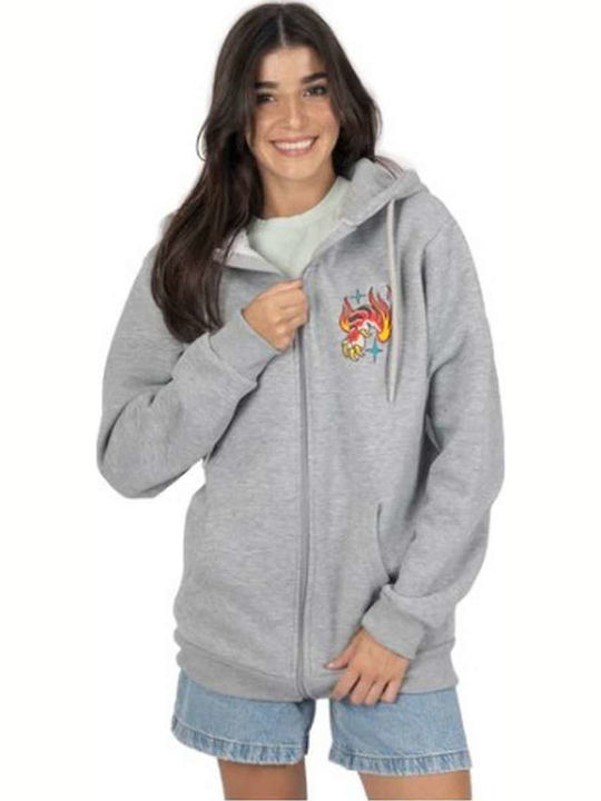 Herren Sweatshirt mit Kapuze Grau