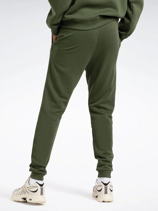 Reebok Men's Sweatpants with Rubber Green