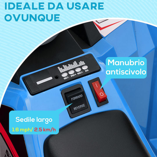 Παιδική Γουρούνα Quad Ηλεκτροκίνητη Μπλε για 1.5+ ετών