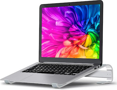 Powertech Βάση Στήριξης για Laptop έως 18" Ασημί (PT-1161)