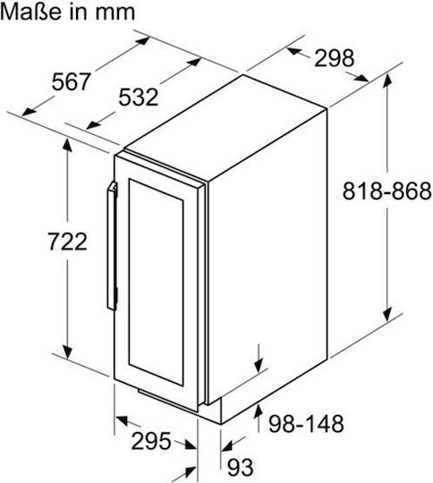 Siemens Răcitor de Vinuri 21 Sticle