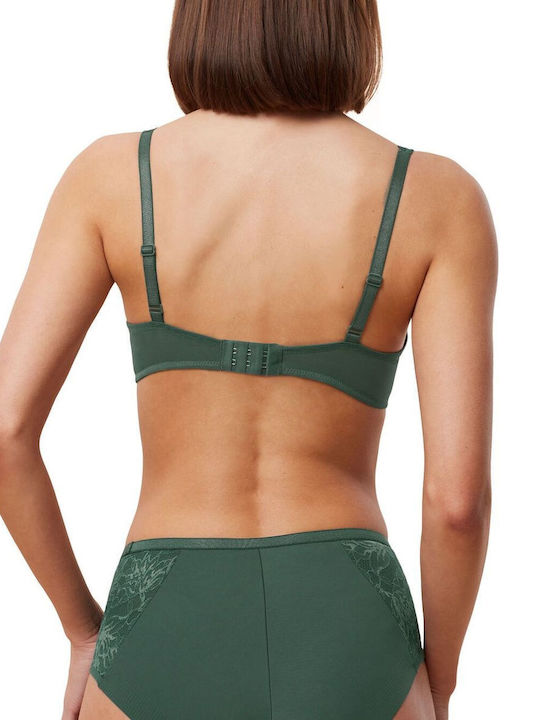 Triumph Bra with Light Padding Underwire Green