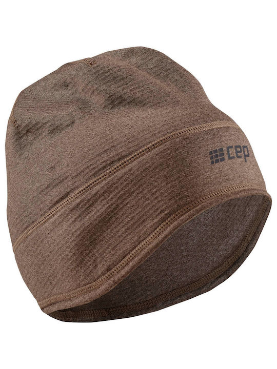 CEP Beanie Unisex Σκούφος Πλεκτός σε Καφέ χρώμα