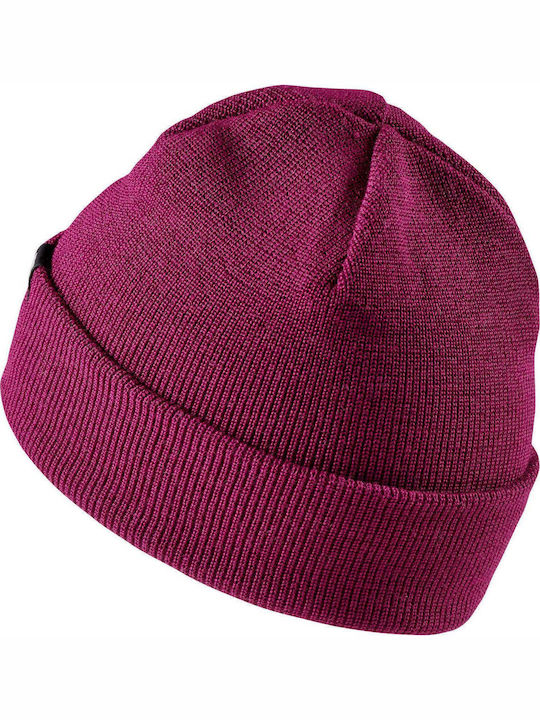 Beanie Unisex Σκούφος Πλεκτός σε Μωβ χρώμα