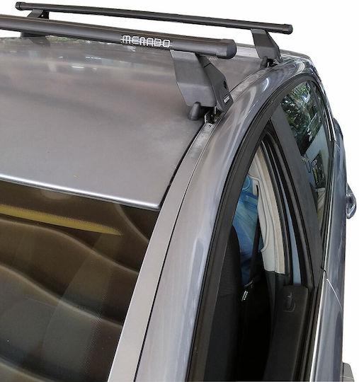 Menabo (with Roof Rack Legs and Lock) Black